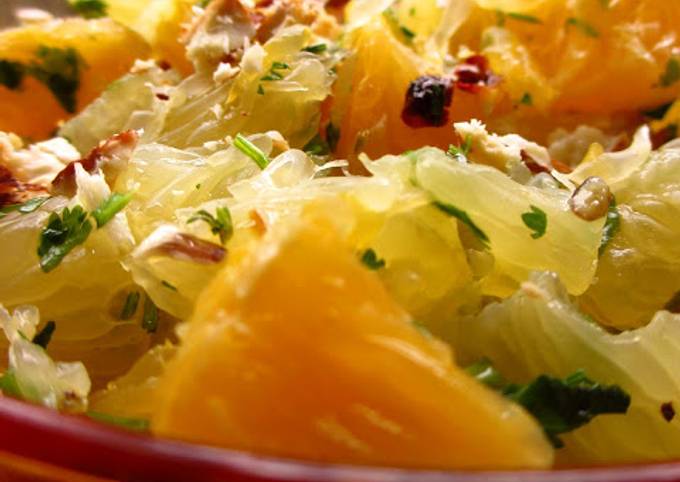 Simple Way to Prepare Any-night-of-the-week Sweet Lime + Orange Salad and 3 Cheers to Gagan Narang!!