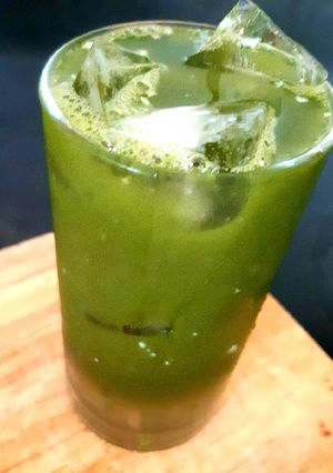 รูปของ ชาเขียวน้ำตาลสด ❄️ Iced Matcha Coconut Nectar