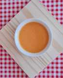 Salsa de yogur ácido y morrón rojo 🌮 Salsa saludable para tacos