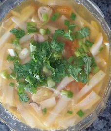 canh củ hủ dừa