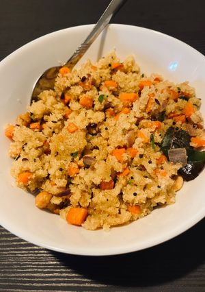 A picture of Rava upma.