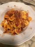 Quick Orecchiette with Tomato and Ricotta
