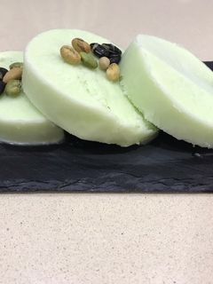 Una foto de Helado 🍦 de MELÓN 🍈 sabroso