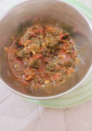 A picture of Palak Bhaji.