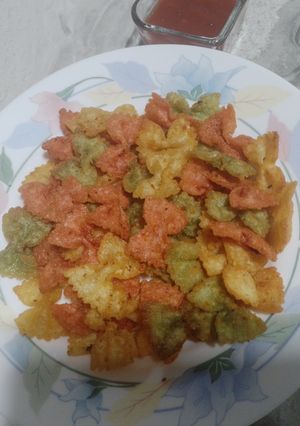عکسی از دستور چیپس پاستا