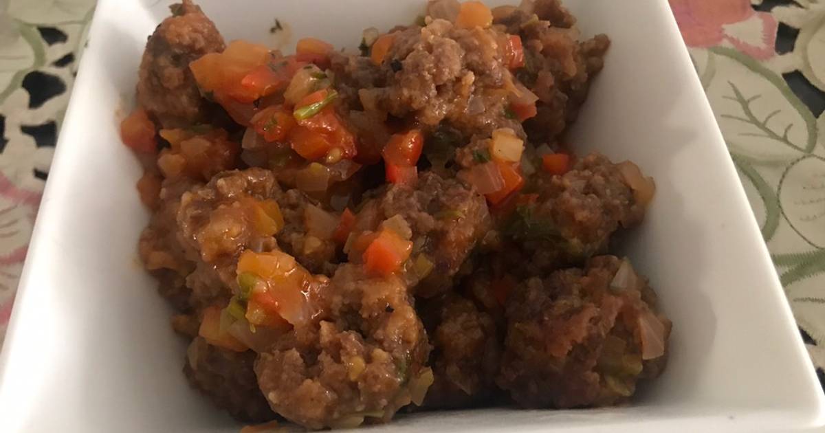 Bolitas de carne molida 32 recetas caseras Cookpad