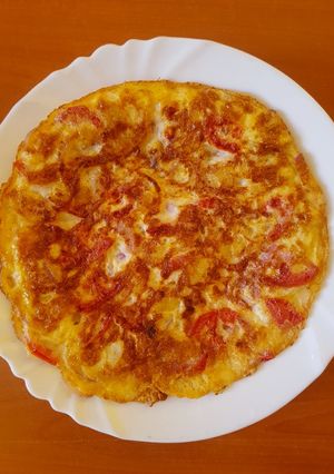 A picture of Potato omelette.