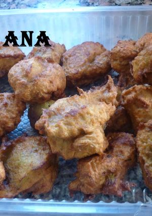 Una foto de Croquetas de pencas de acelga y puré de papas