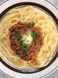Spaghetti Meat Sauce (Japanese Bolognese)