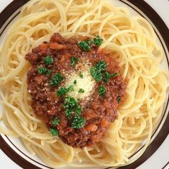 A picture of Spaghetti Meat Sauce (Japanese Bolognese).