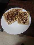 Gofres con chocolate