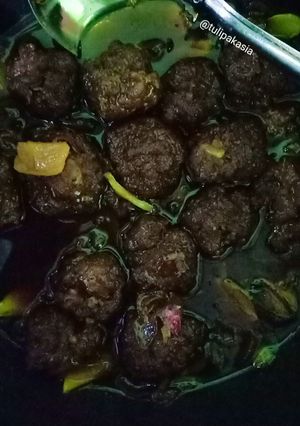 Foto resep Bola-bola daging lada kecap