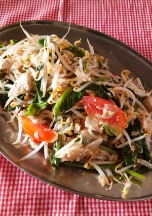 Foto resep Oseng Sawi Cambah Tahu