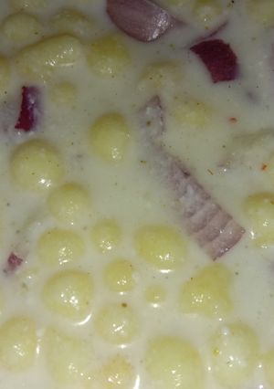 A picture of Boondi Raita.