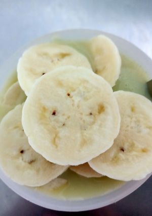 Hình của món Matcha chuối.