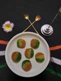 Tri color chanar sandesh