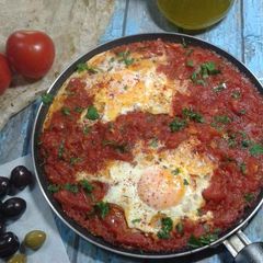 A picture of Shakshuka.