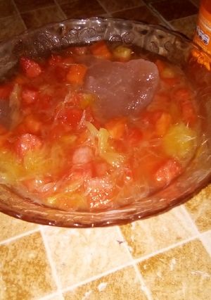 Fruit salad ainihin hoton girkin