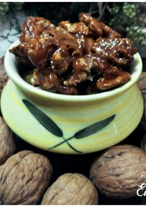 A picture of Jaggery walnuts.