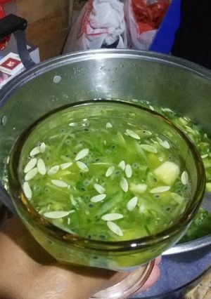 Foto resep Es Mentimun Nanas