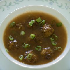 A picture of Veg Manchurian.