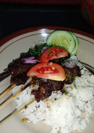 Foto resep Sate Kambing Rumahan Simple🥰