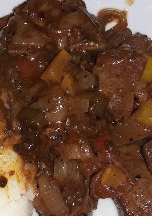 A picture of Lamb liver.