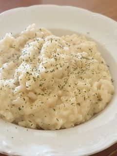 Una foto de Arroz de queso