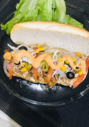 A picture of Subway style Sandwich(long sub).
