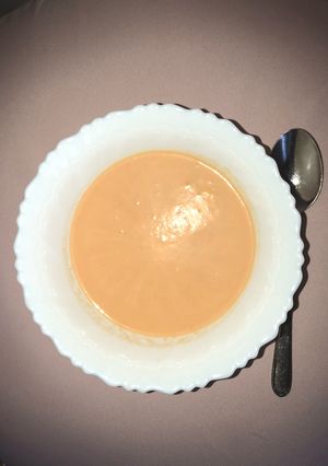 Sárgadinnye krémleves főzés nélkül recept fotója