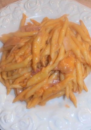 Φωτογραφία της συνταγής Μια βραδιά “all’ italiana”: Penne με prosciutto