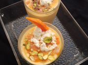 A picture of mango lassi