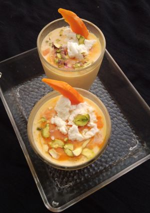 A picture of Mango Lassi.