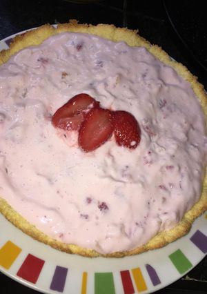 Una foto de Tarta de coco y yogurt