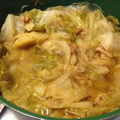 A picture of Fried cabbage.