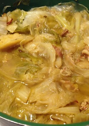 A picture of Fried cabbage.