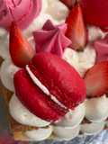 Macarrones con base merengue italiano