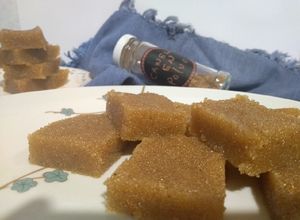 Una foto de Halva de sémola
