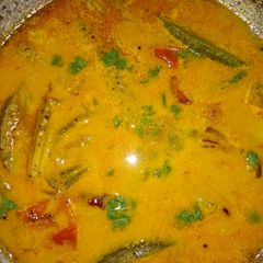 A picture of Sajna aloo besan.