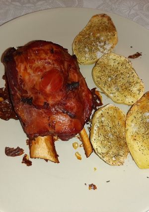 Una foto de Codillo al horno