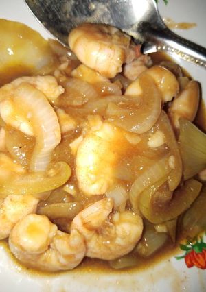 Foto resep Udang saus tiram simple