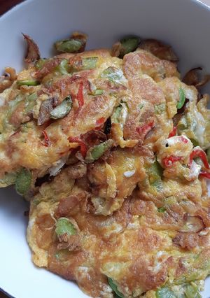 Foto resep Periak / Pare Telur Dadar