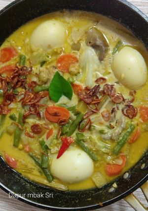 Foto resep Sayur lodeh bumbu ebi