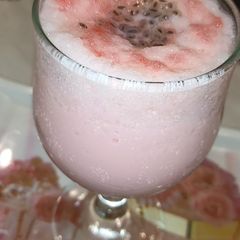 A picture of RoohAfza milk.