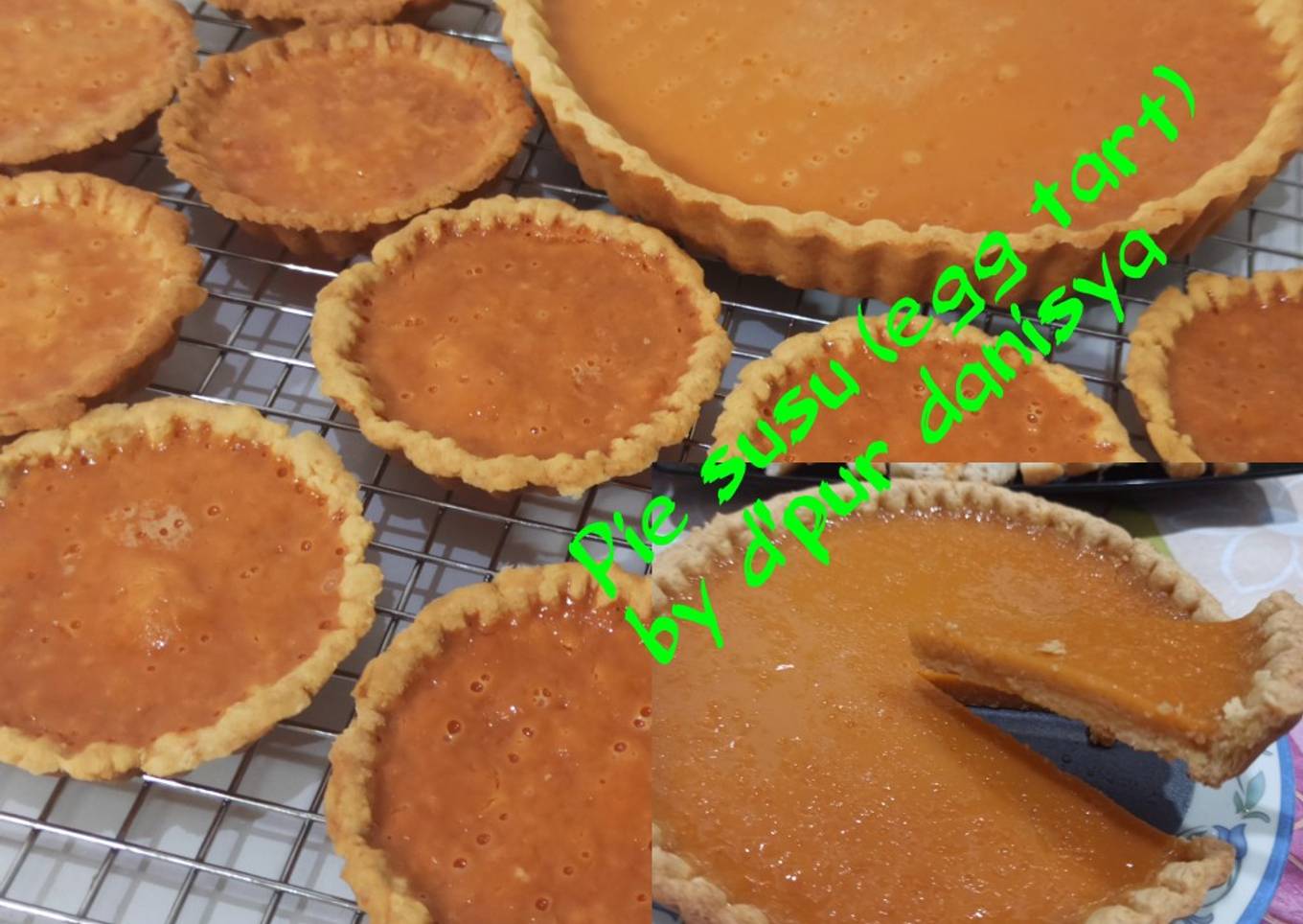 Pie Susu (egg tart)-telur bebek