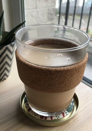A picture of Mixed Spicy Chai and Assam Latte with Hazelnut Syrup 🥛.