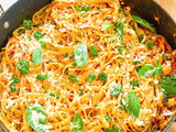 Prawn Fettuccine with Tomato Sauce