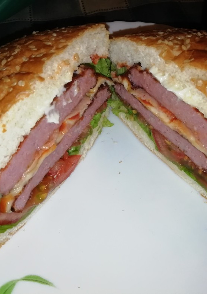 Una foto de Hamburguesa