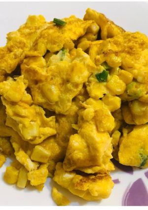 玉米煎蛋 的食譜成品照片