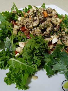 Una foto de Ensalada de kale
